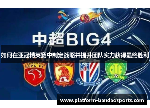 如何在亚冠精英赛中制定战略并提升团队实力获得最终胜利