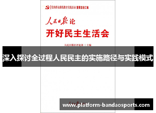 深入探讨全过程人民民主的实施路径与实践模式